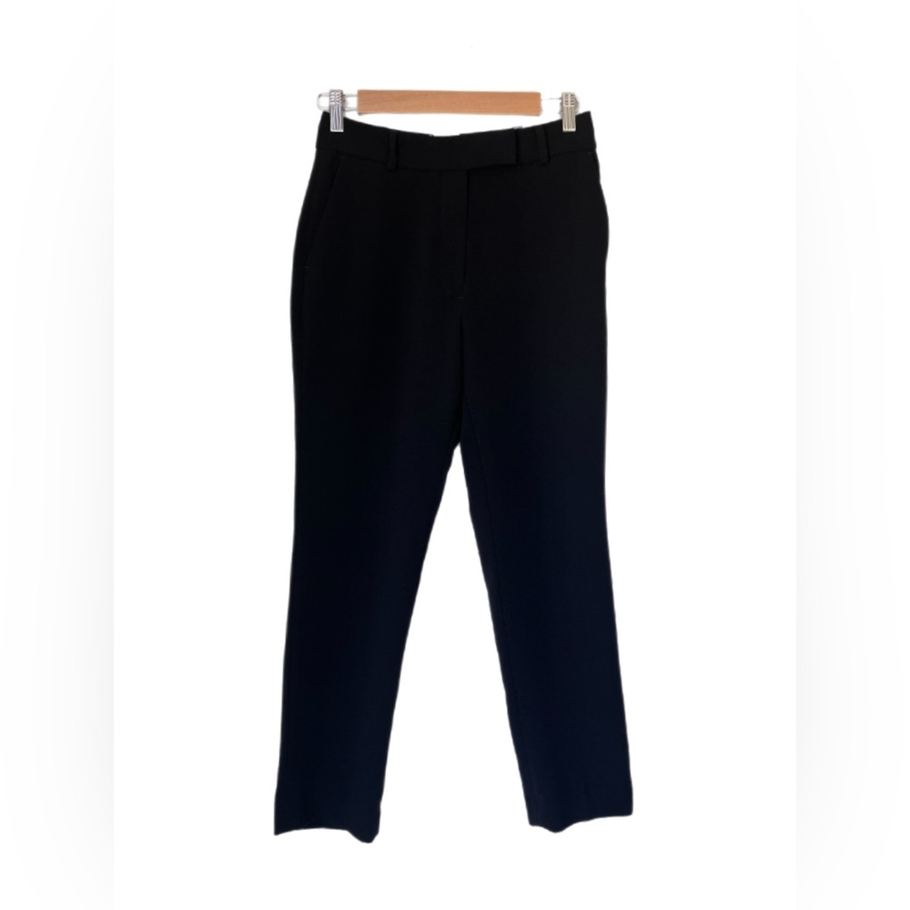 Topshop Women's Dress Pants Suit Trousers Size US 4 Black Polyester